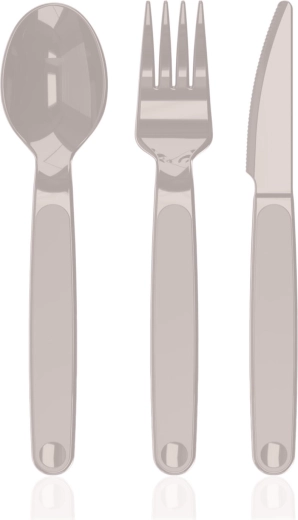 Set de tacâmuri din plastic LATTE CULINARIA, 3 piese