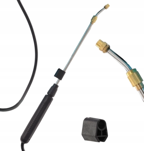 Lancie lungă și duză de alamă precisă