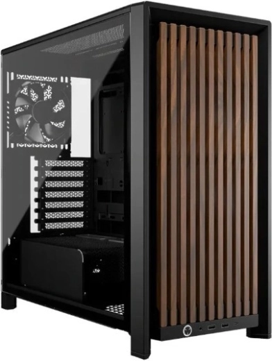 Corsair frame 4000d wood rs negru/nuc