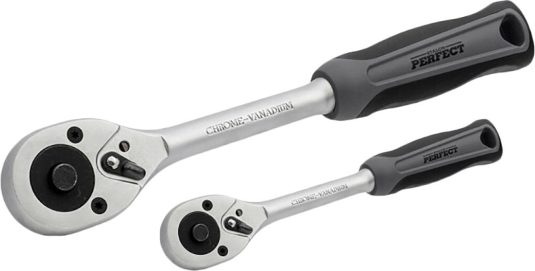 Cheie cu clichet 1/2" cu levier de comutare STALCO, 250 mm