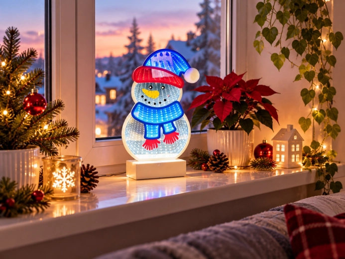 Decorațiune compactă cu baterii
