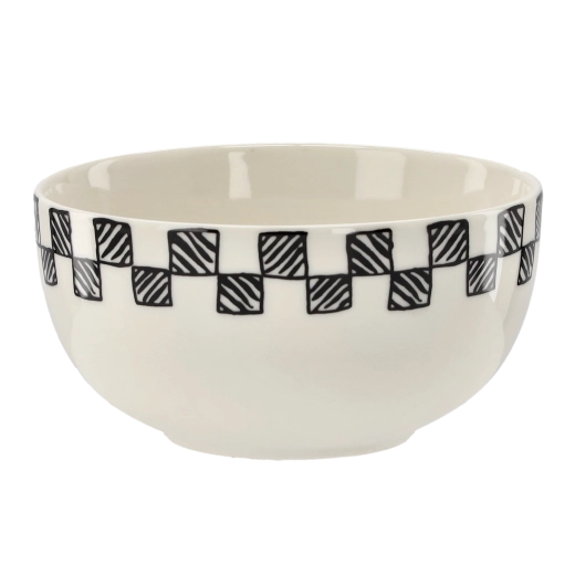 Design alb-negru care iese în evidență pe orice masă