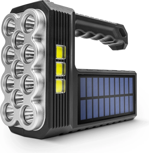 Încărcare solară și prin MicroUSB