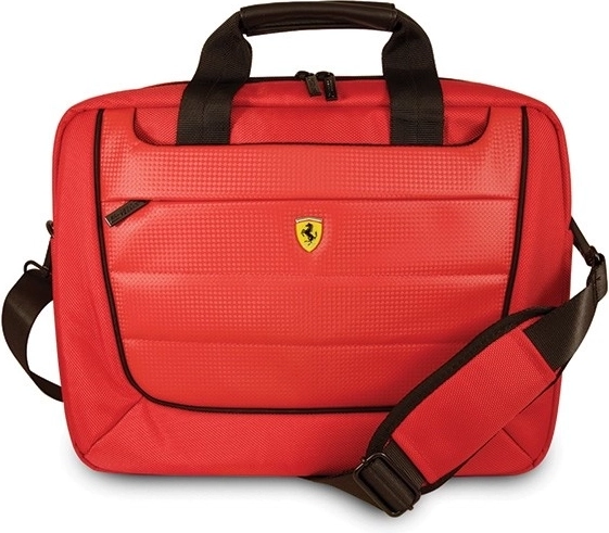 Geantă pentru laptop Ferrari Scuderia 16″ roșie