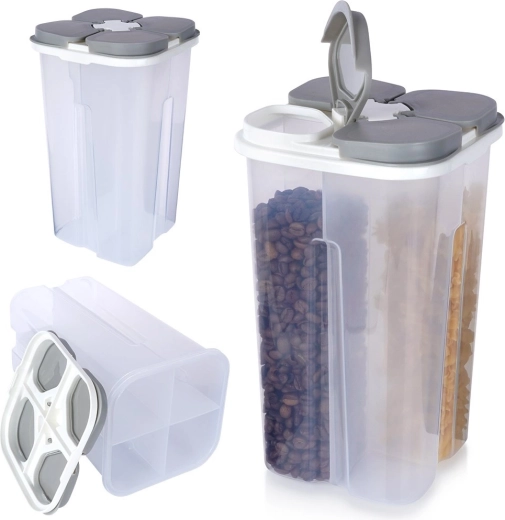 Patru compartimente cu dozare independentă