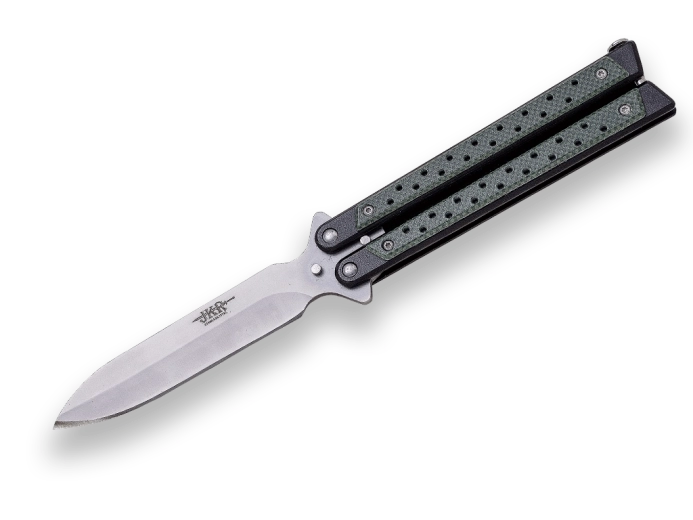 Joker Butterfly cuțit de buzunar tip fluture 10,5 cm, mâner sintetic