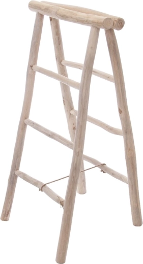 Scară decorativă din lemn de tec 50 × 50 × 100 cm