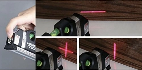 Laser roșu pentru linie verticală și orizontală
