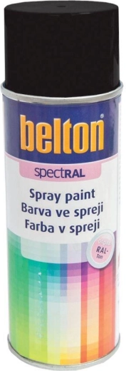 Vopsea spray BELTON RAL 9005 negru mat 400 ml