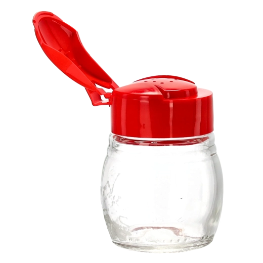 Recipient din sticlă pentru condimente 80 ml, mix de culori