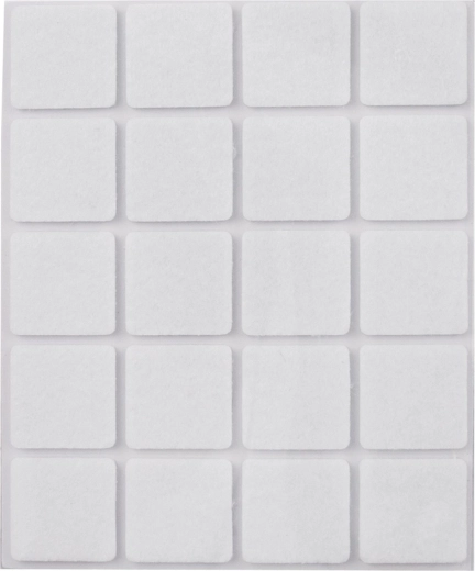 Protecții autoadezive din fetru pentru mobilier Orion 2,5 × 2,5 cm - 20 buc.