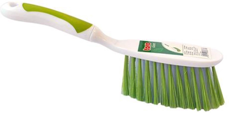 Perie de mână verde‑albă TORO