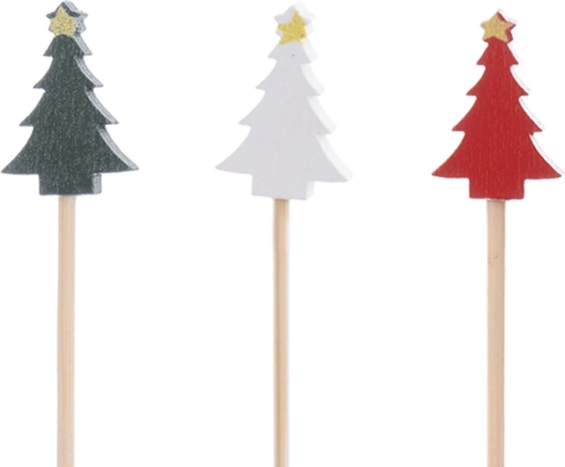 Design festiv cu brăduți colorati