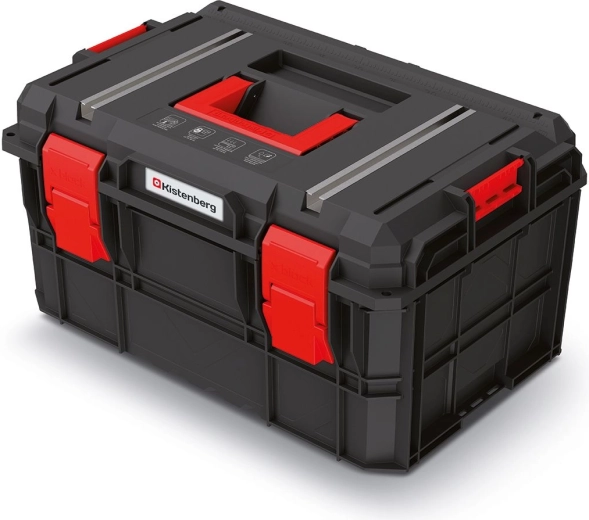 Ladă pentru scule Kistenberg X BLOCK TECH, 546 × 380 × 307 mm, negru