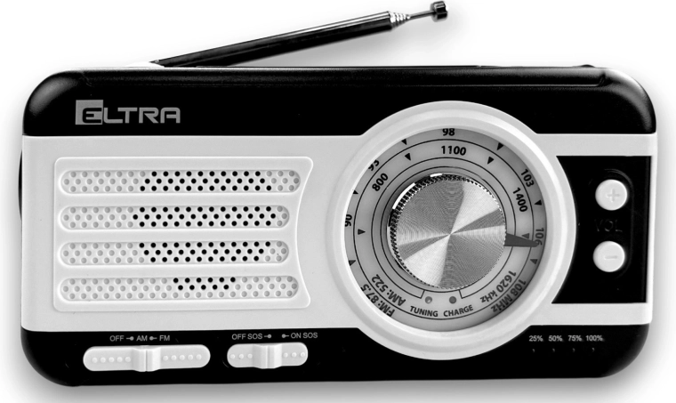 Radio portabil SAFARI WB-1 cu dinam, panou solar și powerbank