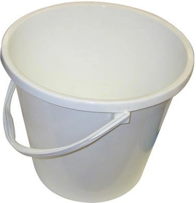 Găleată din plastic 15 l cu măsură, maro