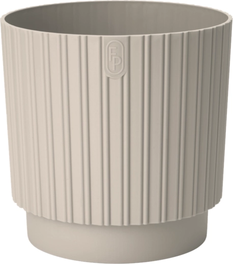 Ghiveci MIKA Cyli Petit ECO Recycled 18 cm migdală