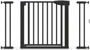 BabyProtect barieră de siguranță pentru ușă 75–110 cm neagră - 1 bucată