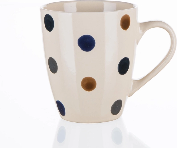 Cană ceramică DOTS 210 ml cu buline