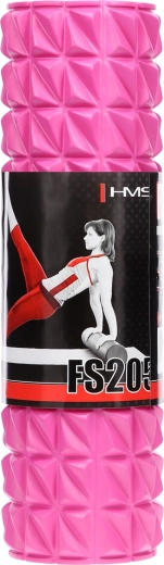 Rulou de masaj din spumă HMS FS205 45 cm roz