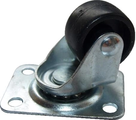 Roți pentru mobilă pivotante 25 mm, set de 4 buc.