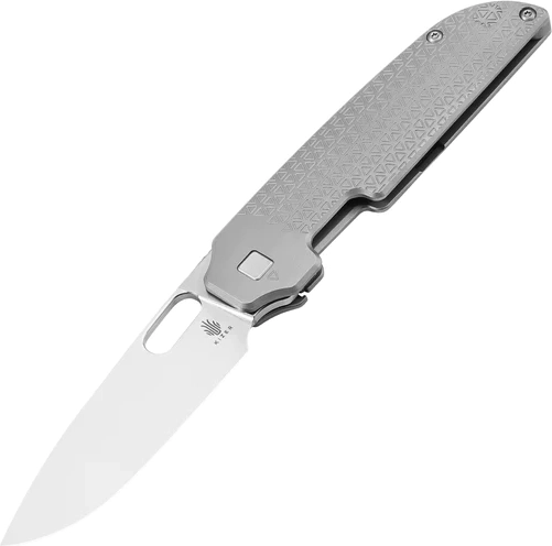 Kizer Varatas cuțit de buzunar din titan 8,3 cm Stonewash, gri