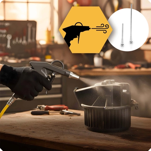 Suflare și curățare eficiente cu aer comprimat