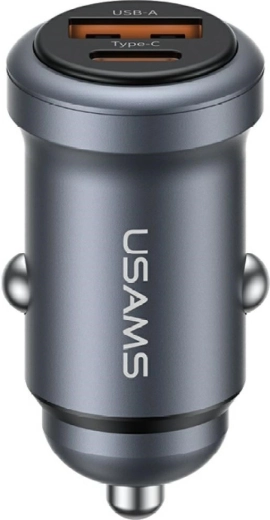 Încărcător auto USAMS 30 W USB-A și USB-C