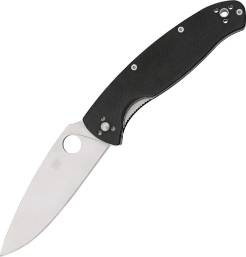 Spyderco Resilience cuțit de buzunar mare 10,8 cm, negru, G10