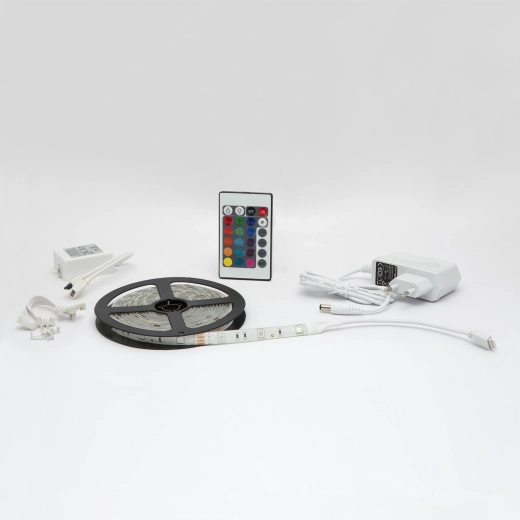 Bandă LED RGB cu telecomandă, 3 m