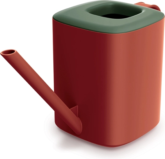 Cafetieră emailată Tubi 1 l – retro roșu și verde închis