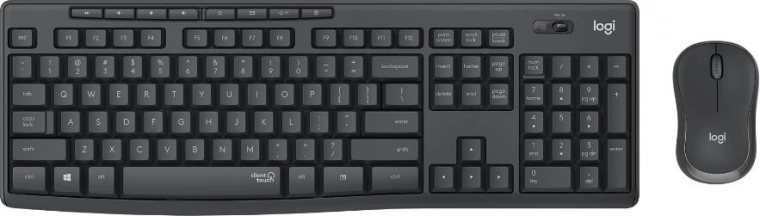 Set wireless tastatură și mouse MK295 Silent de la Logitech