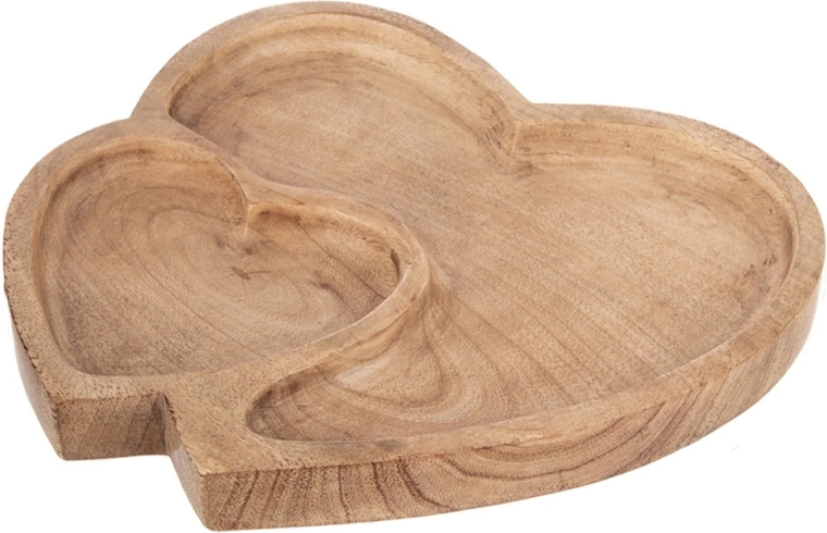 Formă decorativă de inimă dublă