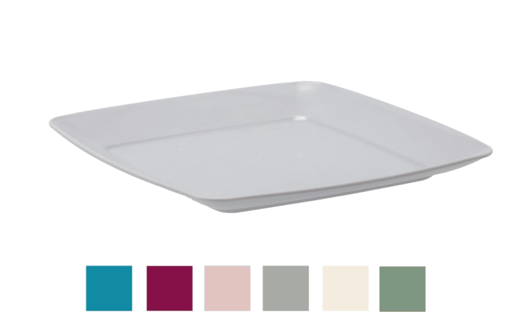 Design pătrat modern pentru servire elegantă