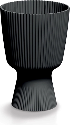 Ghiveci Milly Round 14,6 cm culoare cărbune