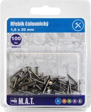 Cuie pentru tapițerie 20 × 1,8 mm (100 buc.)