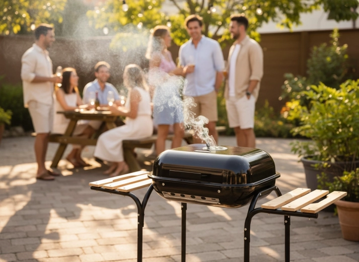 Gătire uniformă pe grătarul cromat