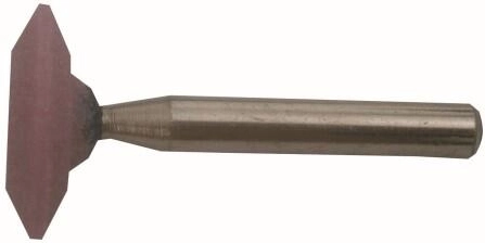 Corp abraziv cu tulpină, teșit pe ambele părți, 25 × 6 mm