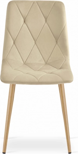 Picioare metalice stabile cu decor de lemn