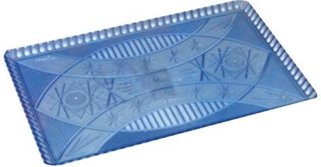 Tavă din plastic cu model cristalin 22 × 14 cm
