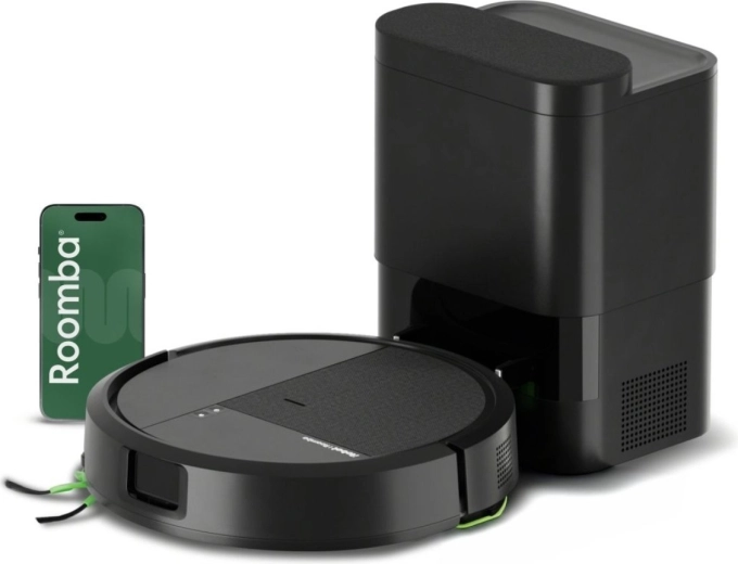Aspirator robot iRobot Roomba 115 Combo cu stație AutoEmpty, negru