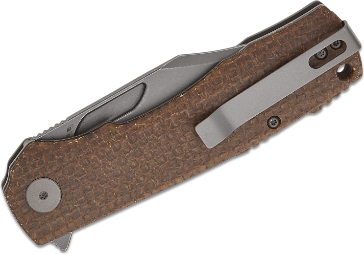 Mâner din Micarta și clips deep-carry reversibil