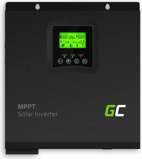Invertor solar Green Cell cu încărcător MPPT 3000 W, 24 V, undă sinusoidală pură