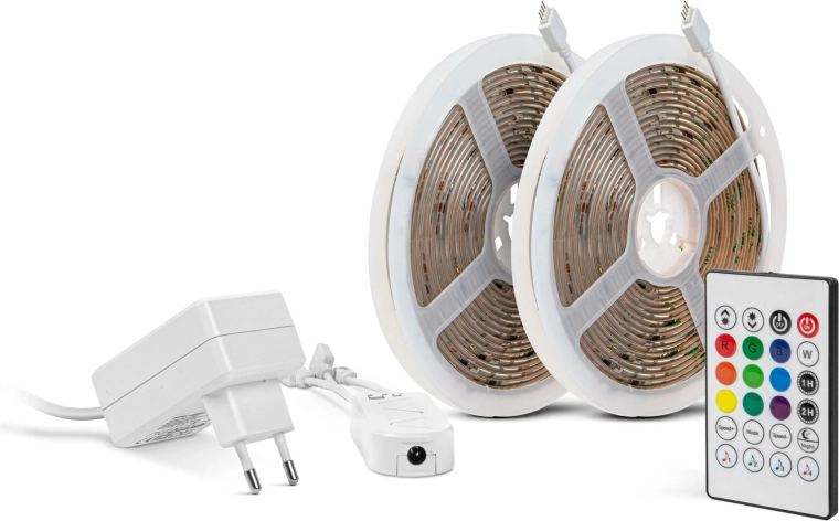 Două benzi LED, posibilități infinite de iluminare
