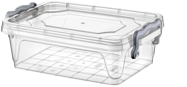 Cutie de depozitare din plastic Multi Box 3,8 l cu capac