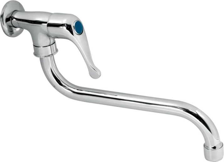 Baterie de chiuvetă montată pe perete TITANIA IRIS pentru apă rece, crom