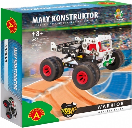 Set de construcție Little Constructor monster truck-războinic