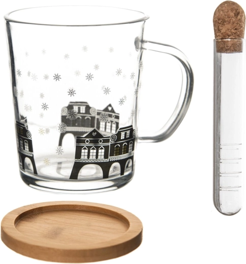 Design stilat cu motiv de iarnă