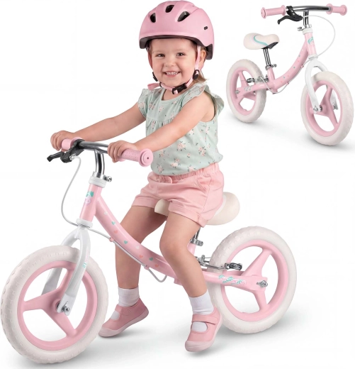 Bicicletă fără pedale pentru copii Ricokids Fun Adventure, roz