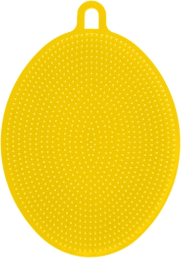 Burete de curățare din silicon, oval, cu două fețe
